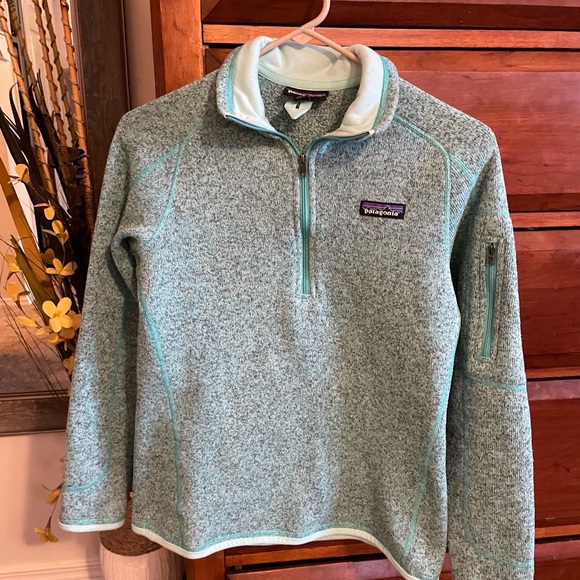 Patagonia Better Sweater 1/4 Zip Women’s small Steam Blue - Picture 5 of 8